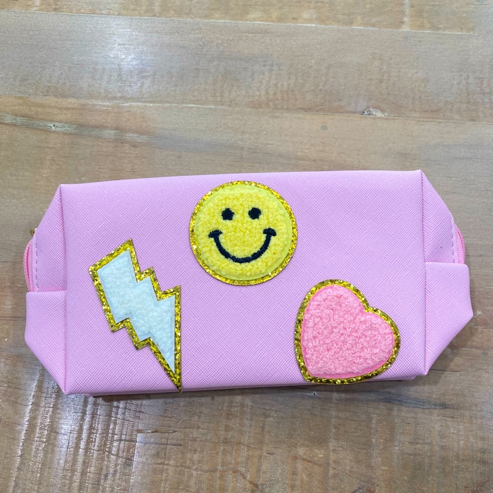 Preppy Patch Portable toiletry fun pink Stoney clover bag makeup purse